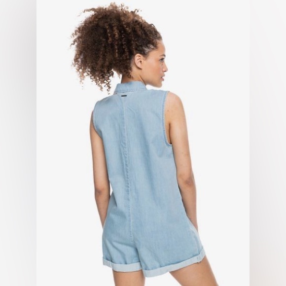 🐚ROXY Stellar Swell Denim Romper🐚 - Picture 10 of 13